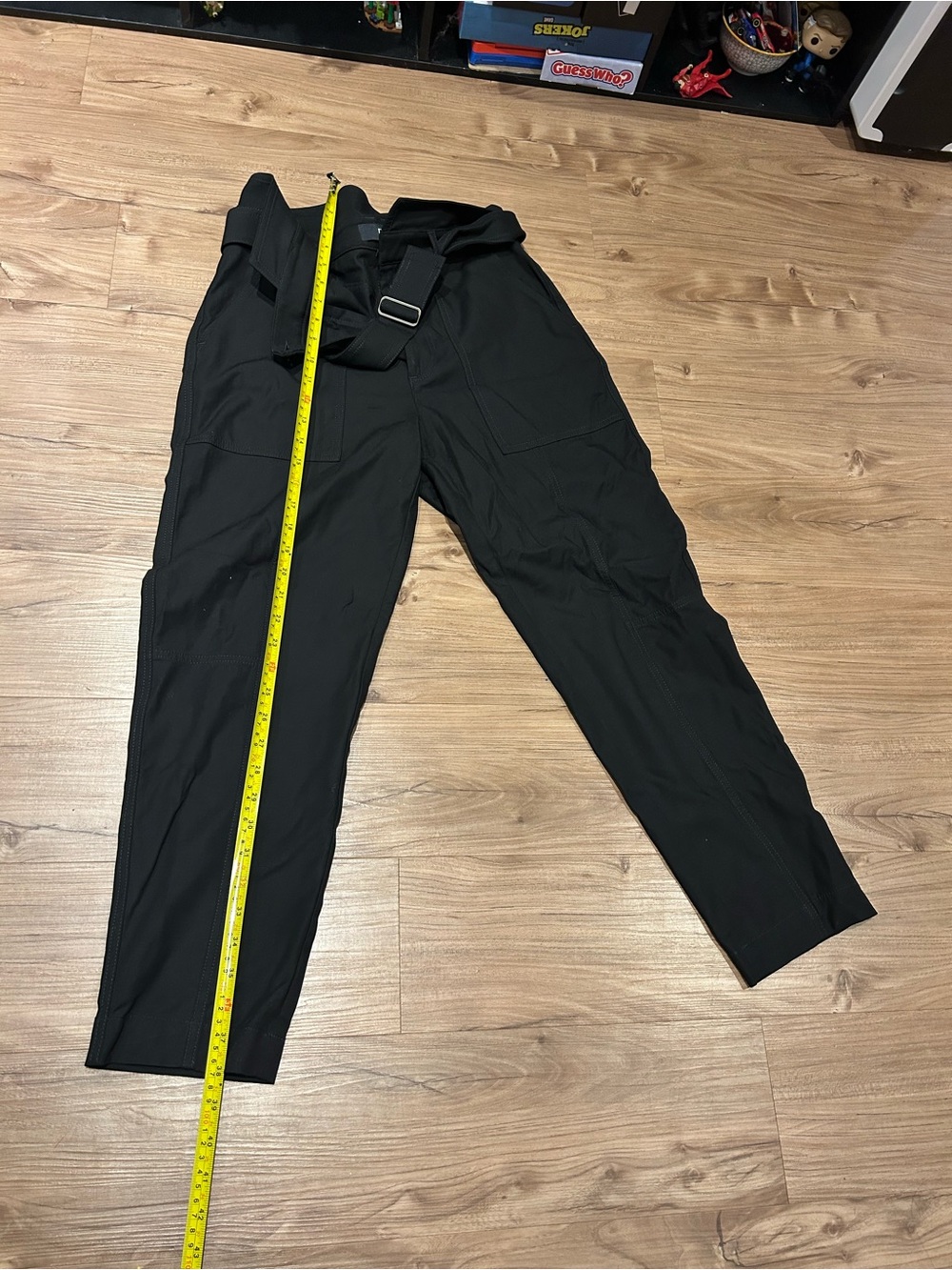 Banana Republic Black Cargo Utility Pants with Belt